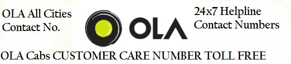OLA Customer Care Number 24x7 Service Toll Free Number