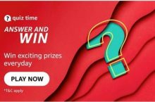 Amazon Daily Quiz 1 July 2022 Answers Win ₹5,000