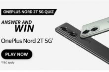 Amazon OnePlus Nord 2T 5G Quiz Answers – Win OnePlus Mobile