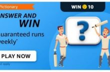 Amazon Cricket Pictionary Quiz Answers Win Guaranteed Prize